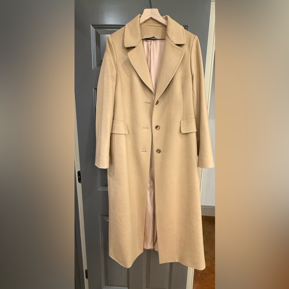 Fleurette Mia Cashmere Maxi Coat size 12